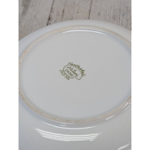 Vintage Kutani Set 4 Soup Cereal Bowls 7 5/8" White Silver Gray Bursts Japan - Picture 8 of 8